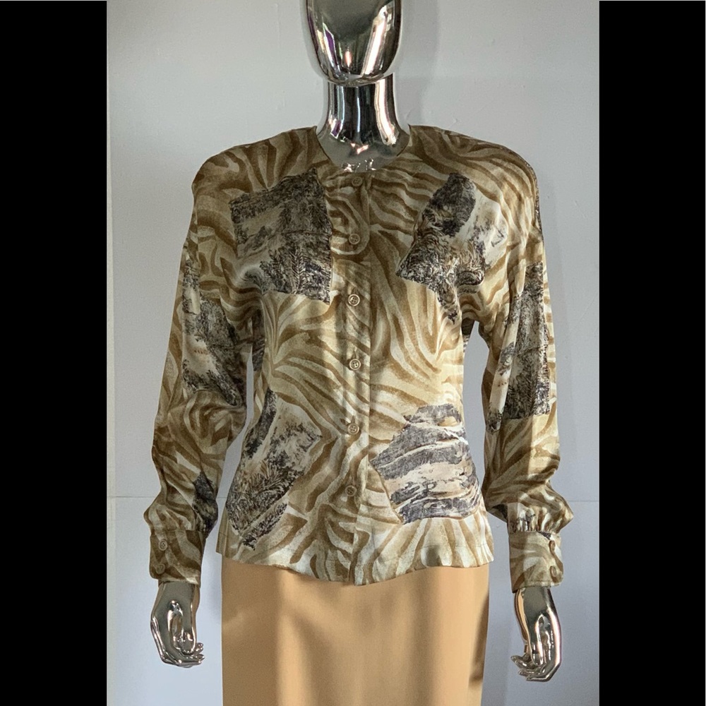 Vintage Escada Silk Blouse